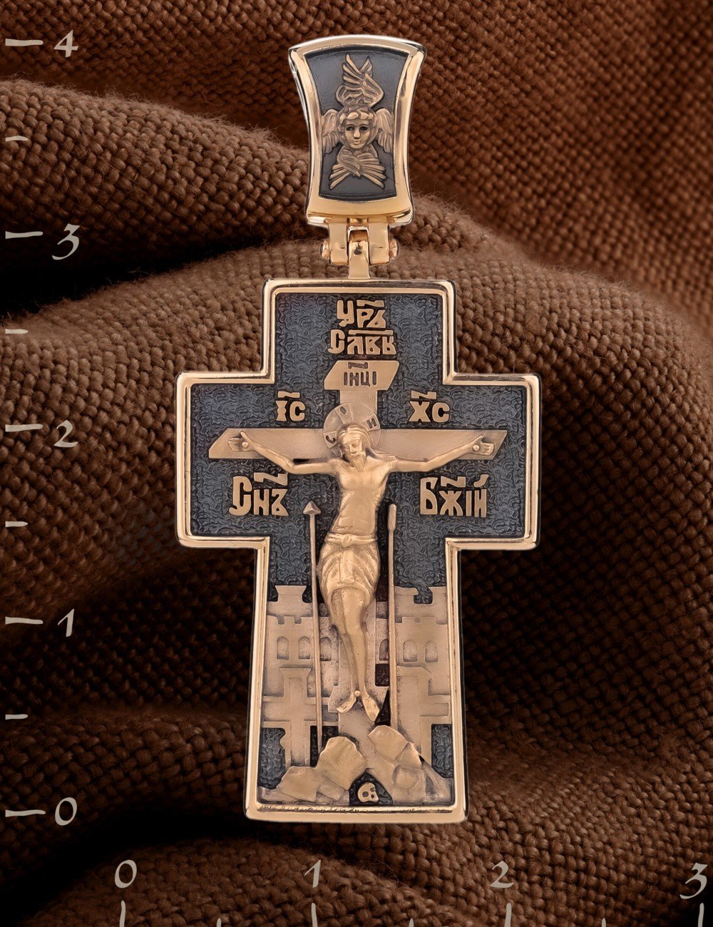 Крест из золота 585 пробы