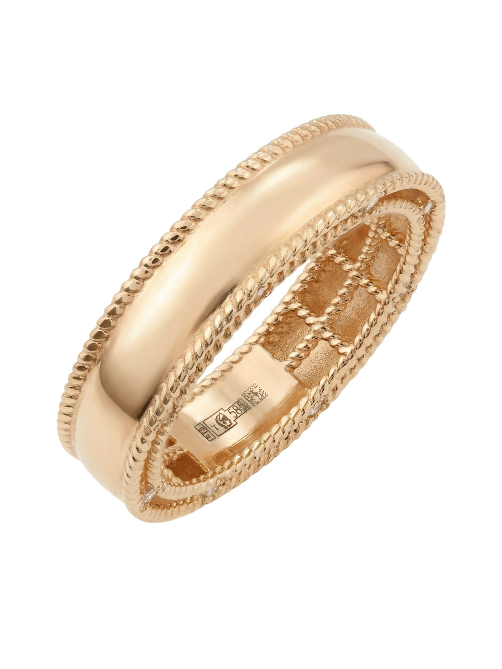 Кольцо из золота c бриллиантами