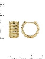 Серьги из лимонного золота 585 пробы