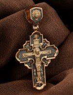 Крест из золота 585 пробы