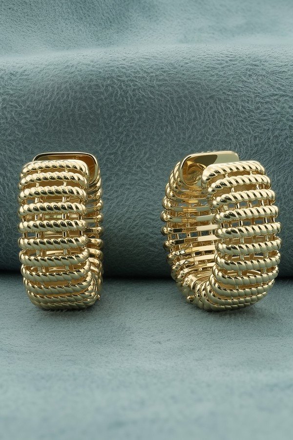 Серьги из лимонного золота 585 пробы