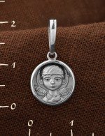 Образок из белого золота 585 пробы