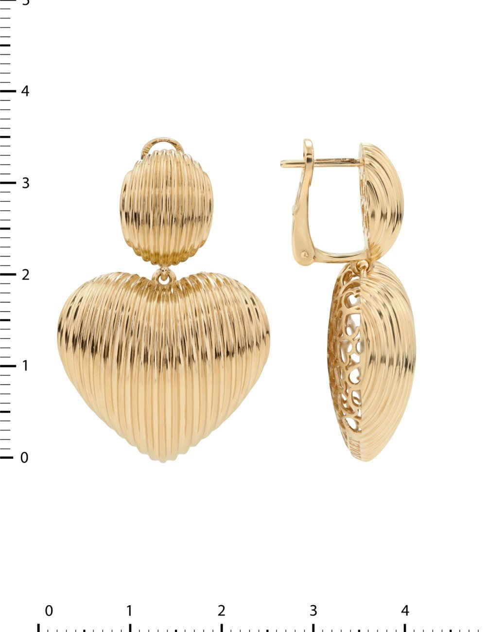 Серьги из золота 585 пробы