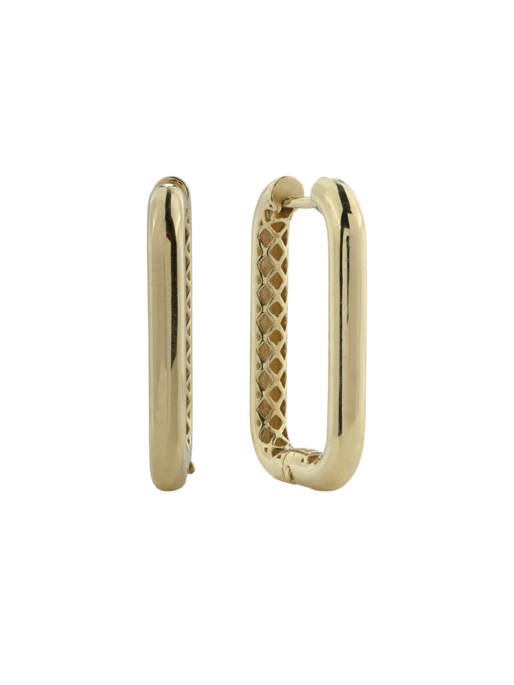 Серьги из лимонного золота