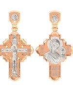 Крест из золота 585 пробы