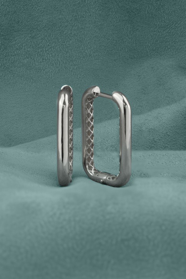 Серьги из белого золота 585 пробы