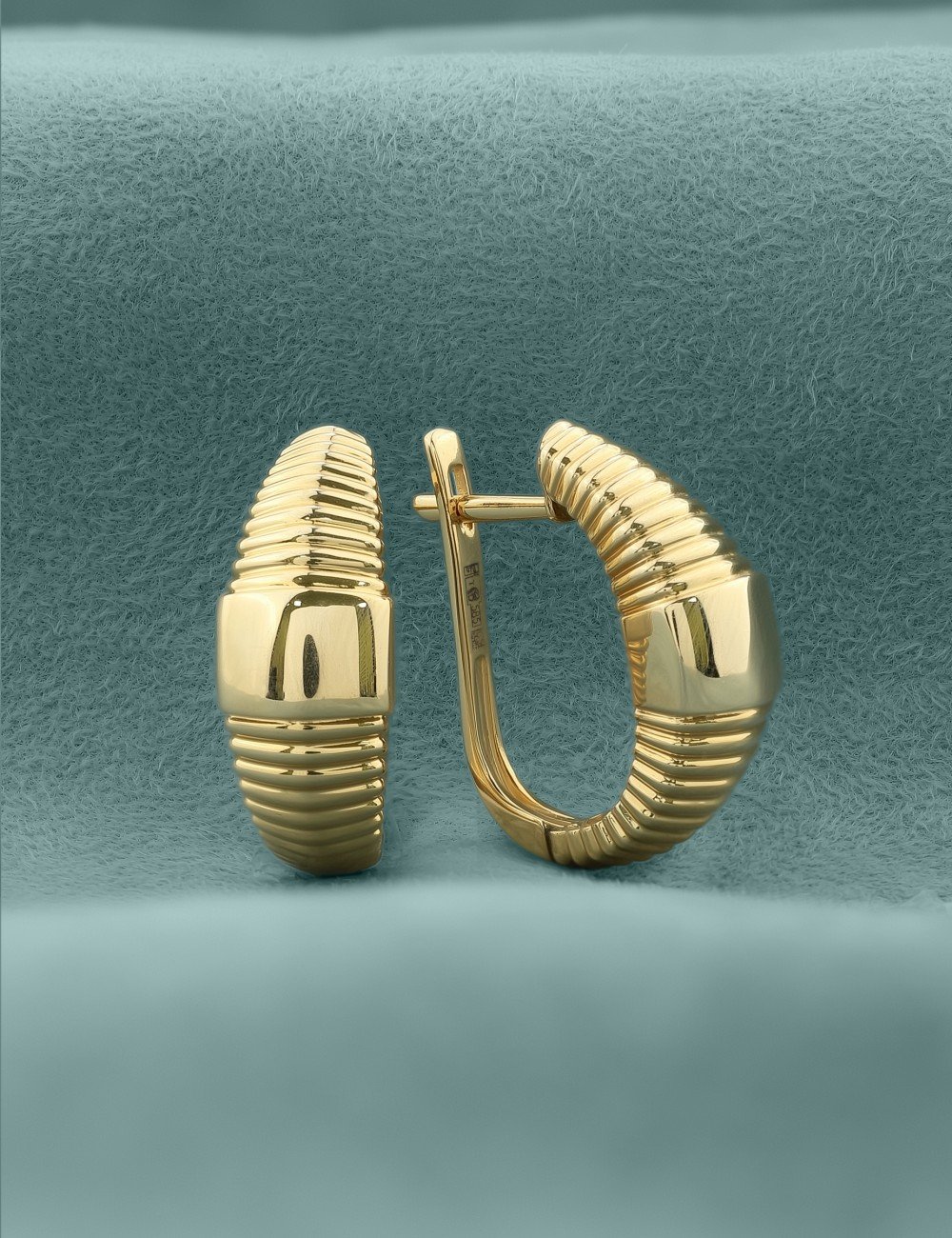 Серьги из лимонного золота 585 пробы
