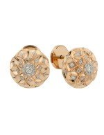 Серьги из золота 585 пробы c бриллиантами