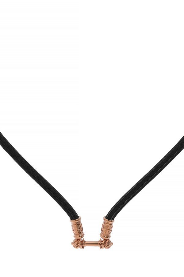 Шнурок шёлковый из золота c шёлковым шнурком