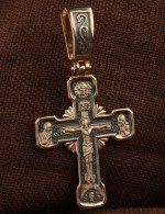 Крест из золота 585 пробы