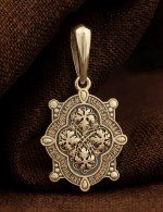 Образок из лимонного золота 585 пробы