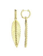 Серьги из лимонного золота 585 пробы