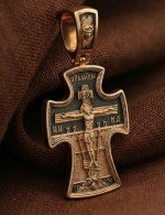 Крест из золота 585 пробы