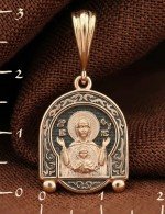 Образок из золота 585 пробы