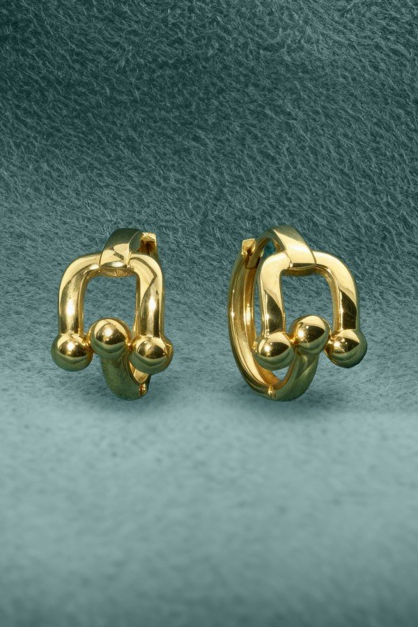 Серьги из лимонного золота 585 пробы