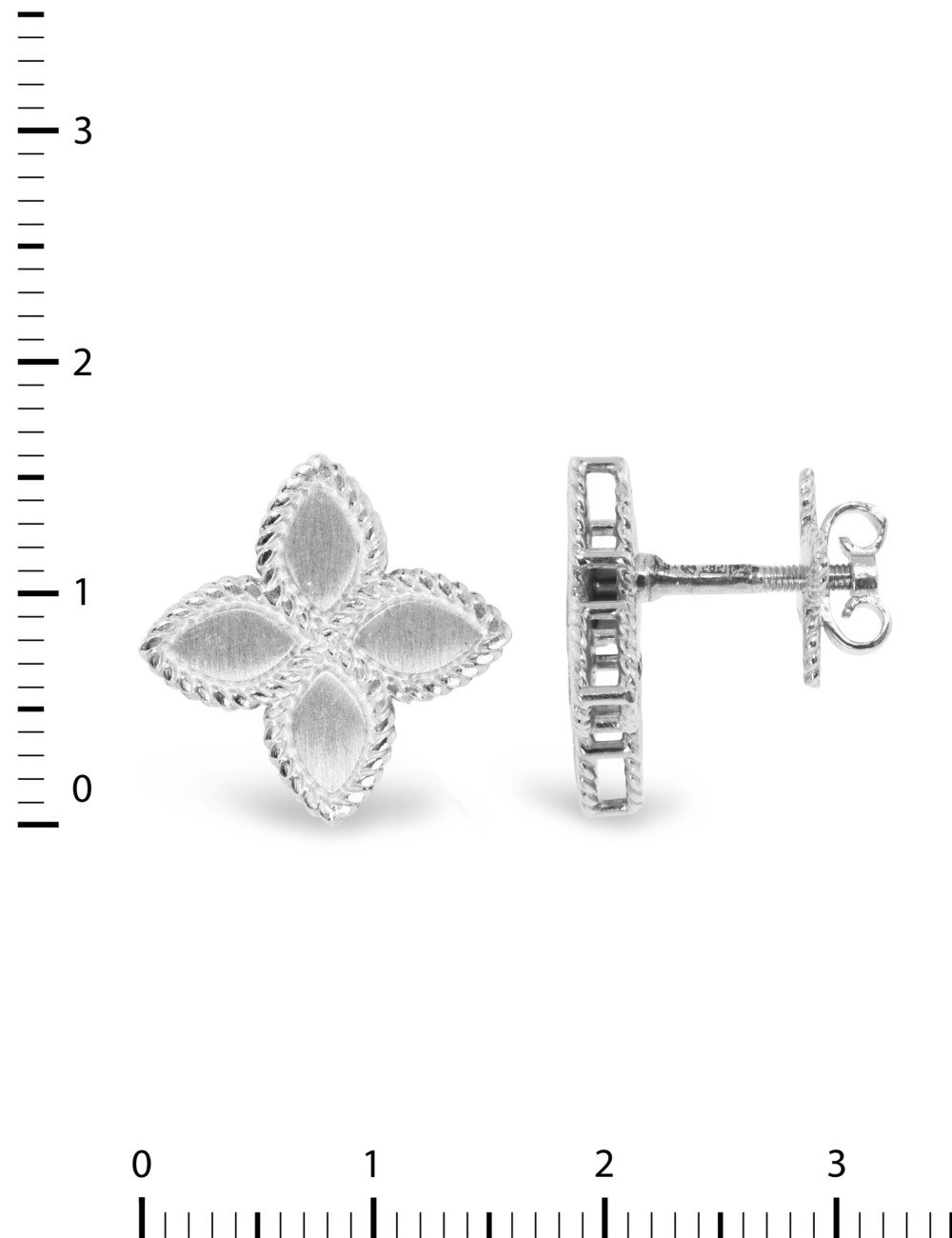 Серьги из белого золота 585 пробы