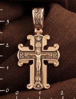 Крест из золота 585 пробы