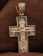 Крест из золота 585 пробы