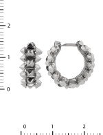 Серьги из белого золота 585 пробы