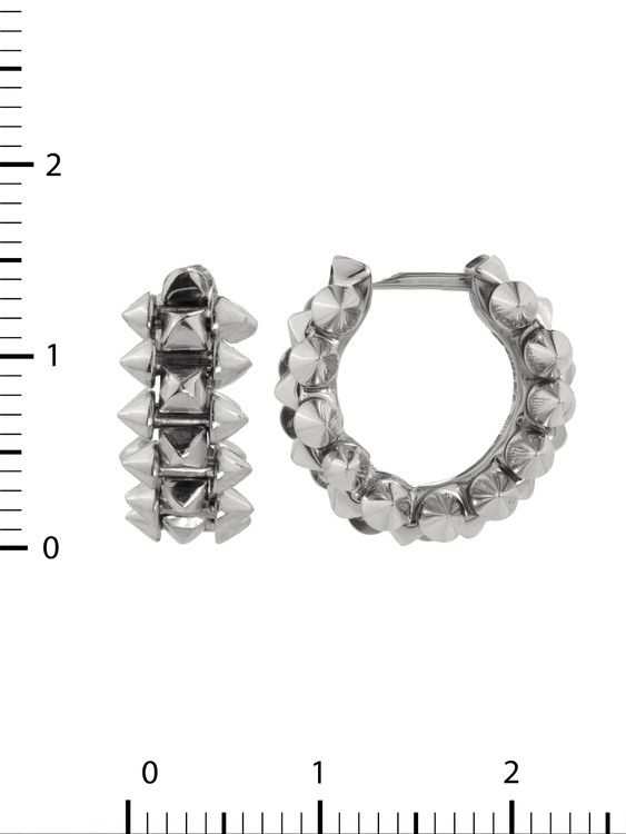 Серьги из белого золота