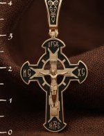 Крест из золота 585 пробы