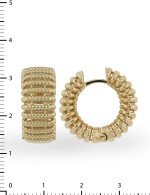 Серьги из лимонного золота 585 пробы