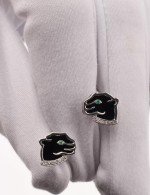Серьги из белого золота 585 пробы
