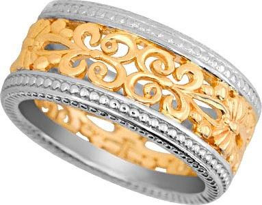 Кольцо из лимонного золота