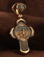 Крест из золота 585 пробы