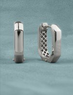 Серьги из белого золота 585 пробы