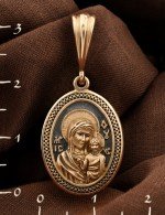 Образок из золота 585 пробы