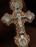 Крест из золота 585 пробы