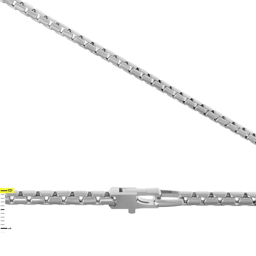 Цепь из белого золота