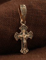 Крест из золота 585 пробы