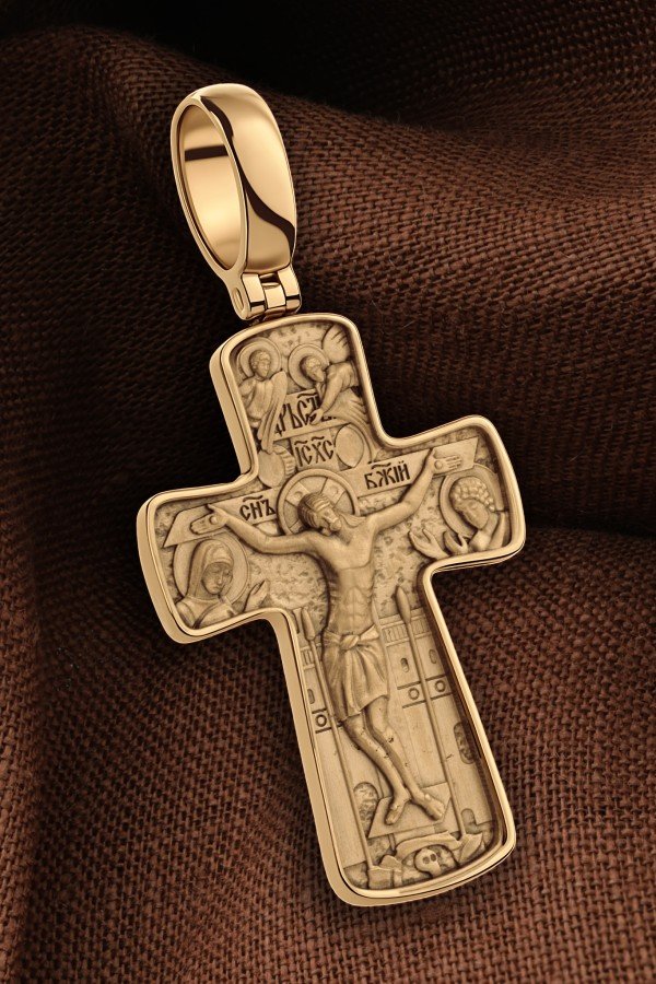 Крест из золота 585 пробы