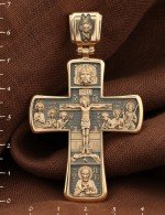 Крест из золота 585 пробы