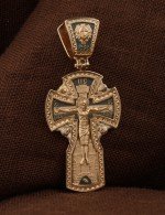 Крест из золота 585 пробы