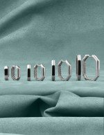 Серьги из белого золота 585 пробы