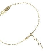 Браслет из лимонного золота 585 пробы c бирюзой