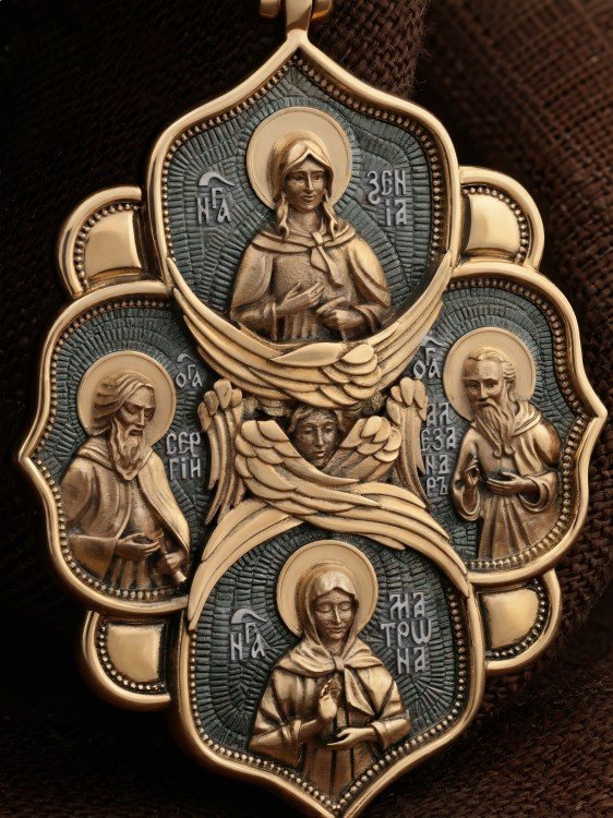 Образок из золота