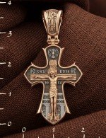Крест из золота 585 пробы