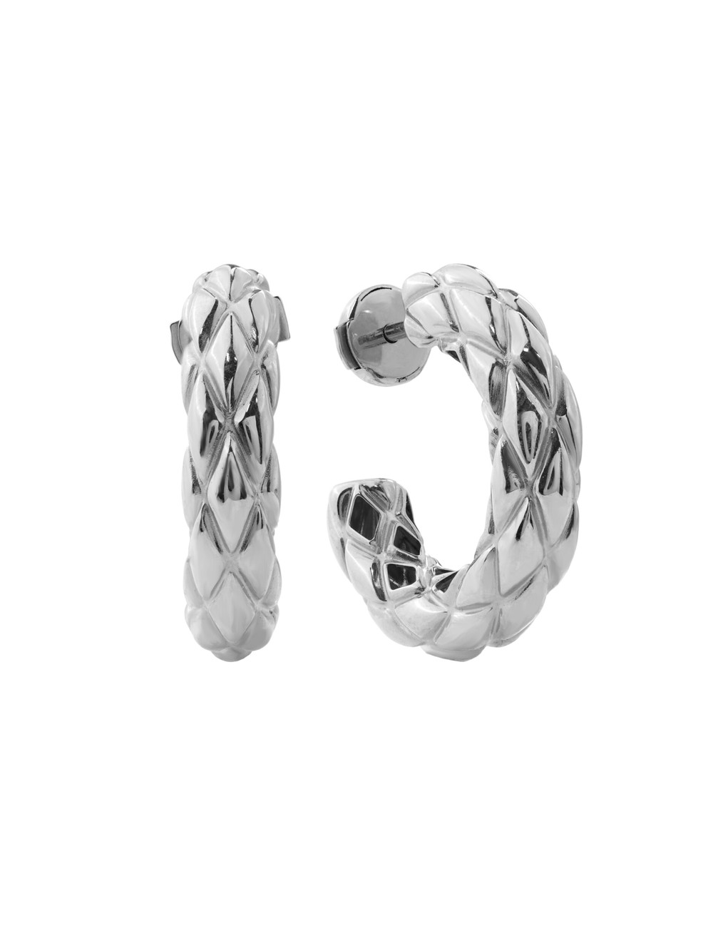 Серьги из белого золота