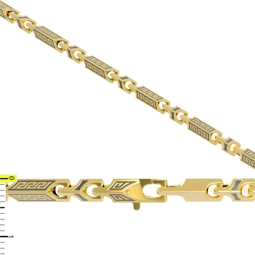 Цепь из лимонного золота