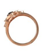 Кольцо из золота 585 пробы c бриллиантами