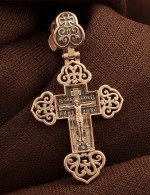 Крест из золота 585 пробы