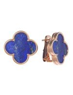 Серьги из золота 585 пробы c лазуритом