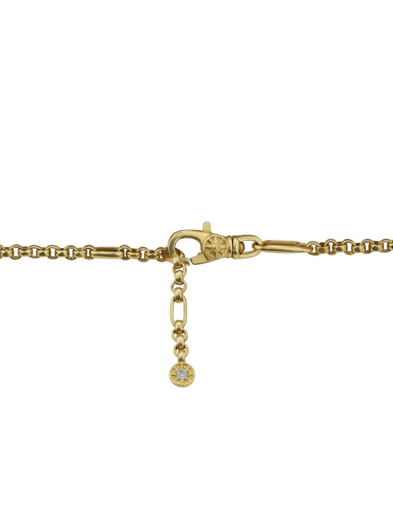 Браслет из лимонного золота c бриллиантами, малахитом и перламутром