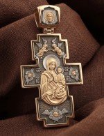 Крест из золота 585 пробы