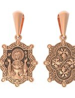 Образок из золота 585 пробы