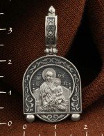 Образок из белого золота 585 пробы